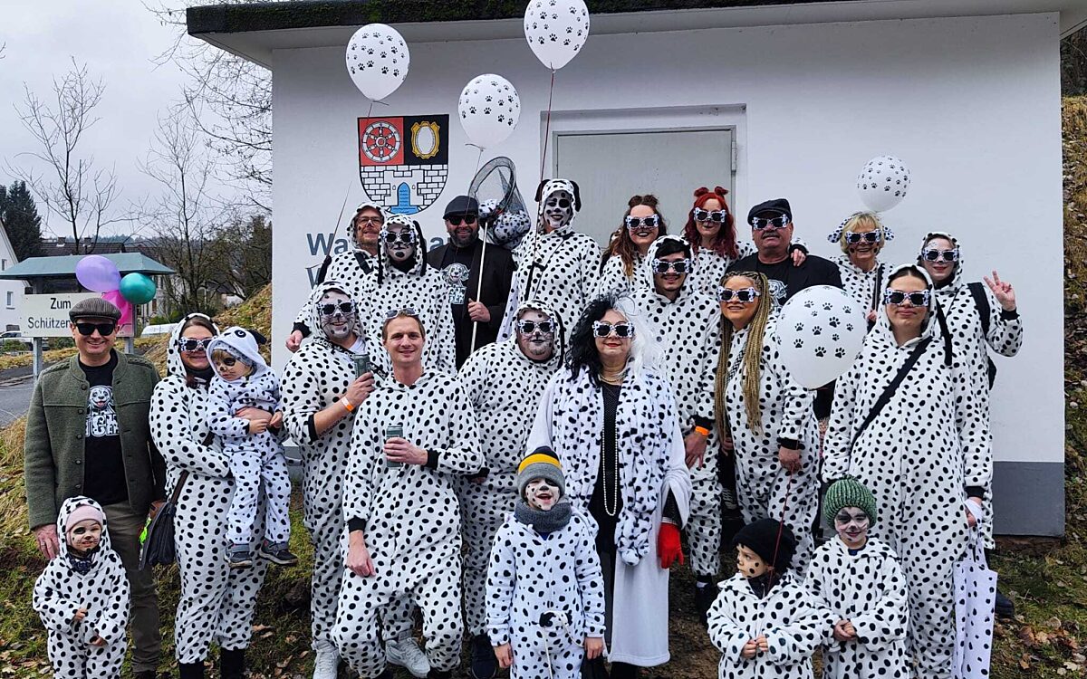 Chrissi als Dalmatiner in Weibersbrunn Chrissi als Dalmatiner in Weibersbrunn