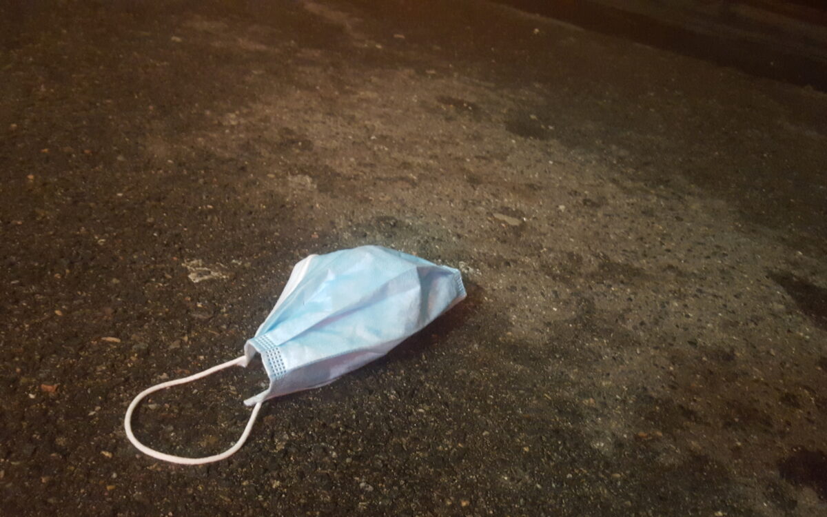 270121 Symbolbild Corona Maske Muell MN 270121 Symbolbild Corona Maske Muell MN