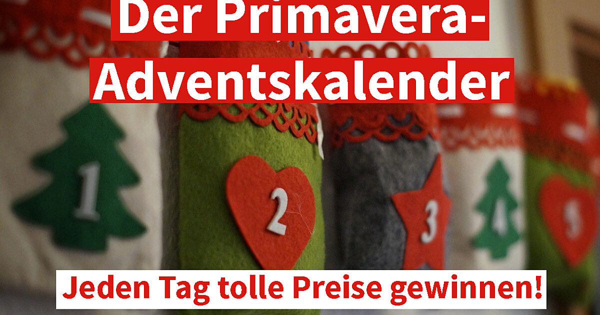 Der große PrimaveraAdventskalender geht los!