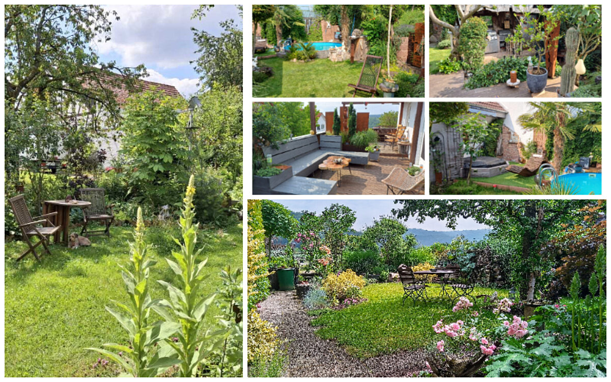 Collage Gaerten Collage Gaerten