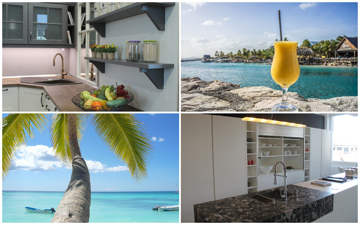 Collage Kueche oder Karibik Collage Kueche oder Karibik