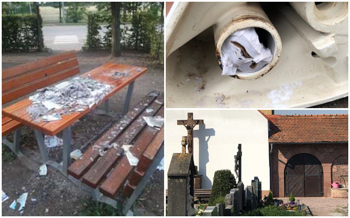 Collage Vandalismus Collage Vandalismus