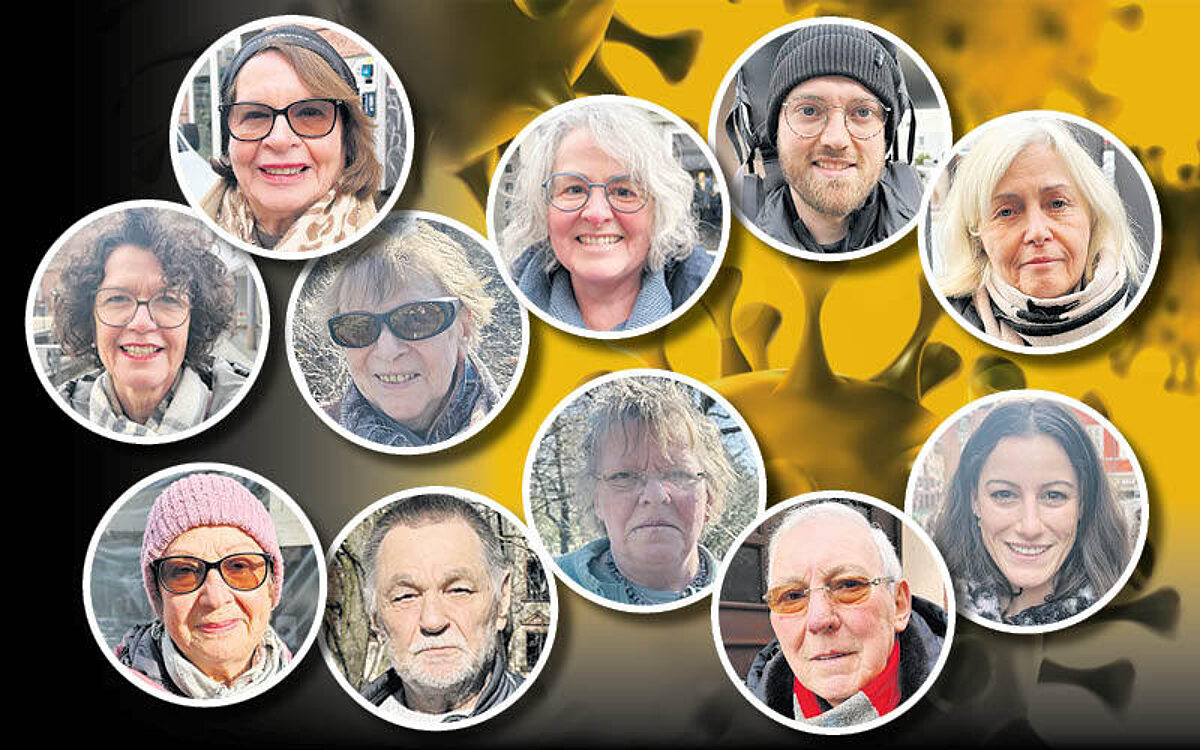 Collage Corona Umfrage