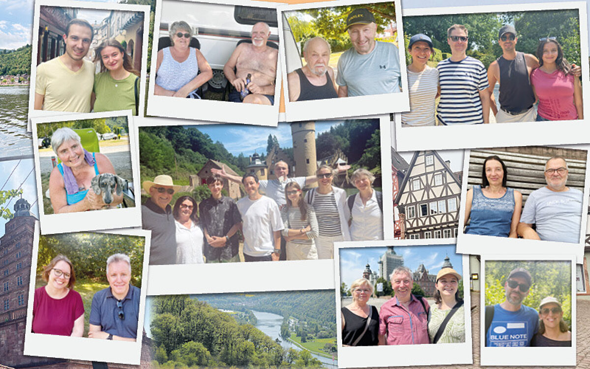 Collage Touristen