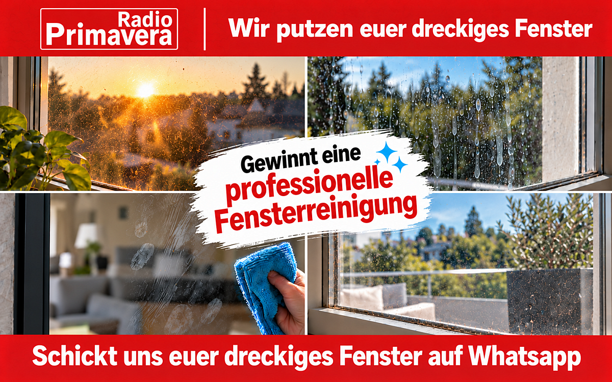 Fensterreinigungs Gewinnspiel