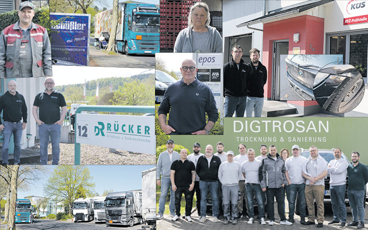 Hoesbach LKW Industriegebiet