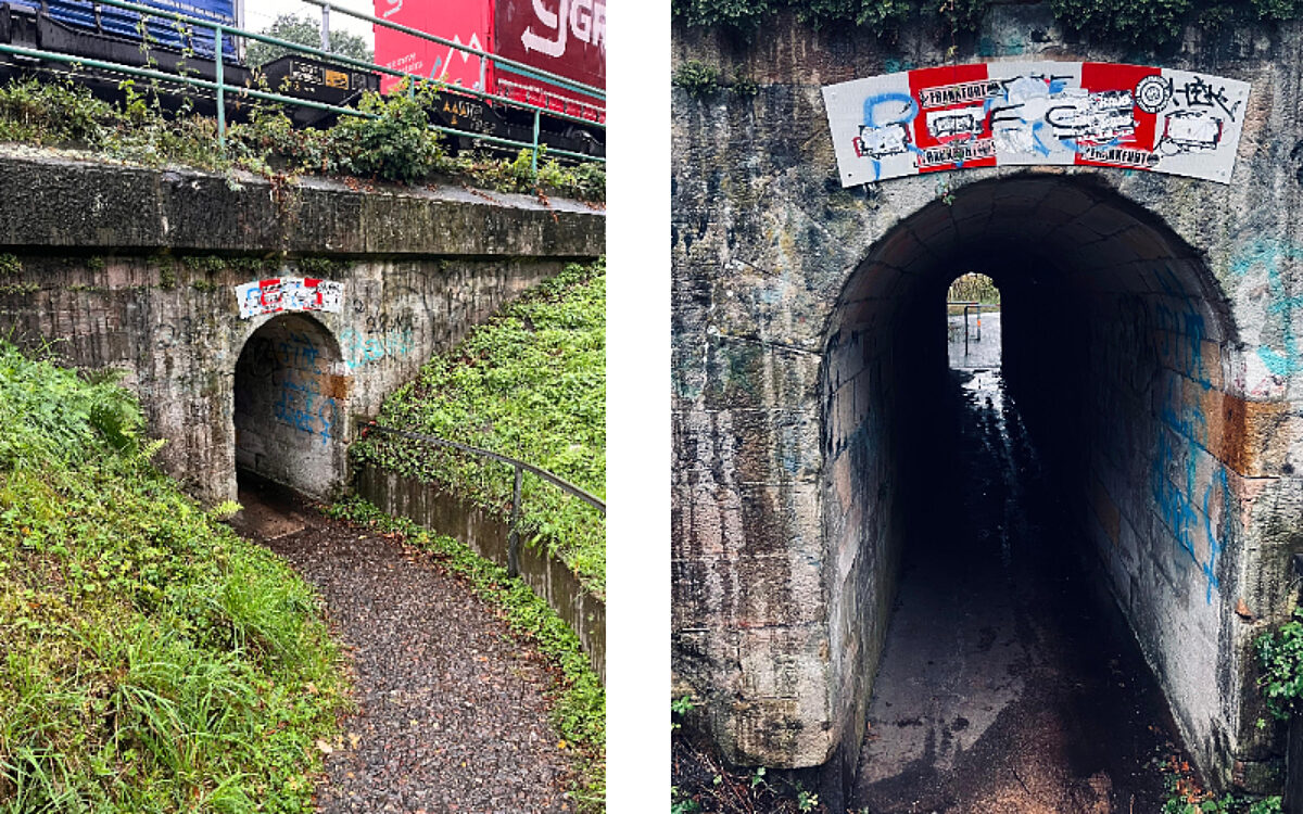 KW 40 Kleinostheim Unterfuehrung Collage KW 40 Kleinostheim Unterfuehrung Collage