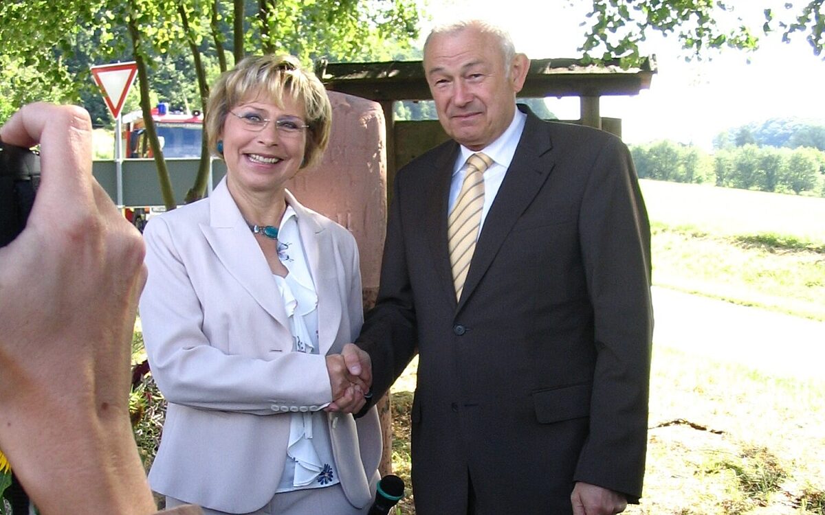 KW18 Marianne Krohnen mit innenminister Guenther beckstein 2006 KW18 Marianne Krohnen mit innenminister Guenther beckstein 2006