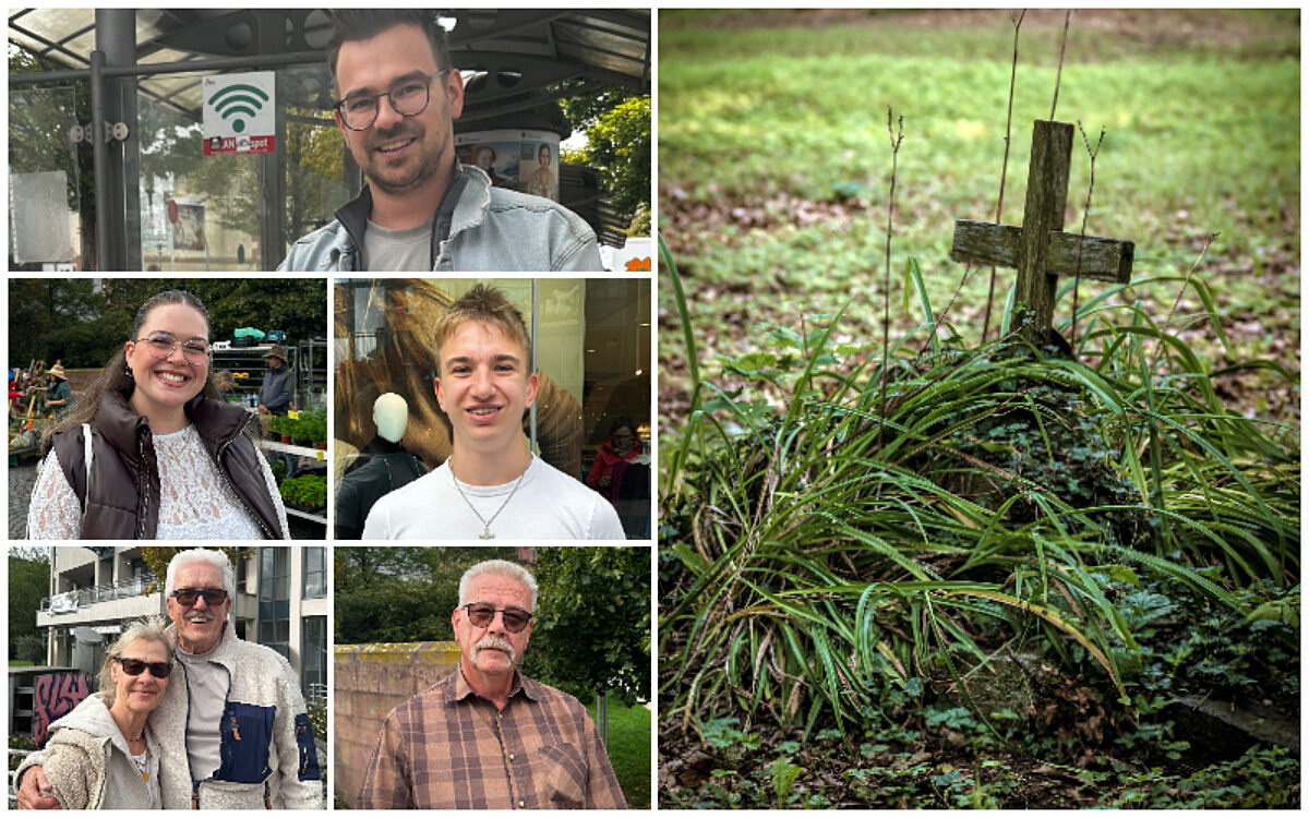 KW38 Beerdigung collage KW38 Beerdigung collage