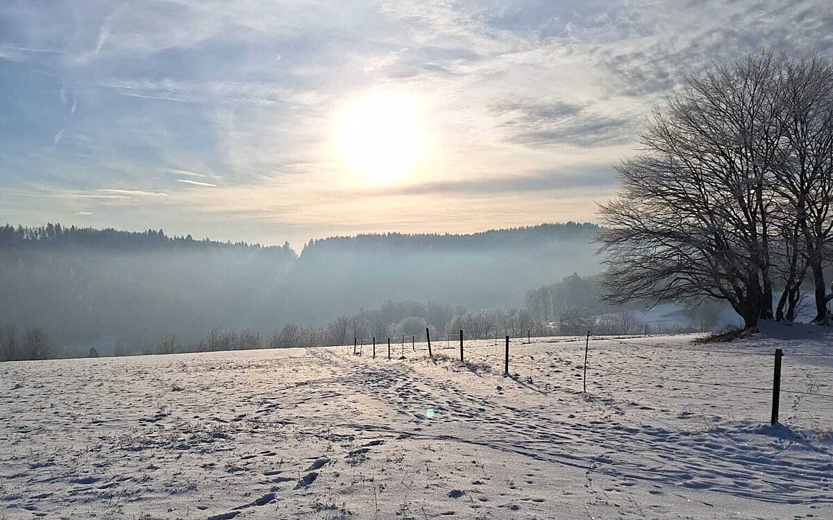 Klaus Goldmann Heigenruecken im Winter Klaus Goldmann Heigenruecken im Winter