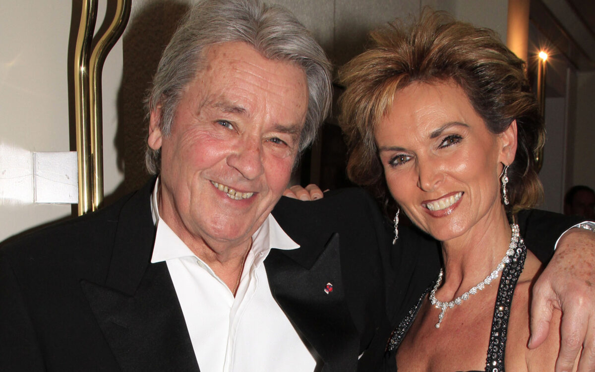 Liane Wirzberger und Alain Delon Liane Wirzberger und Alain Delon