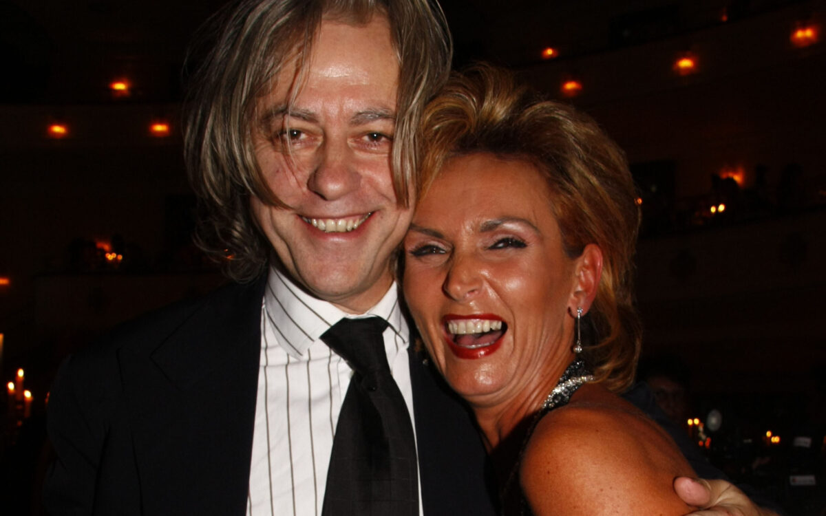 Liane Wirzberger und Bob Geldof Liane Wirzberger und Bob Geldof
