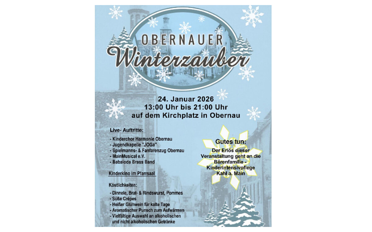 Obernauer Winterzauber Programm Obernauer Winterzauber Programm
