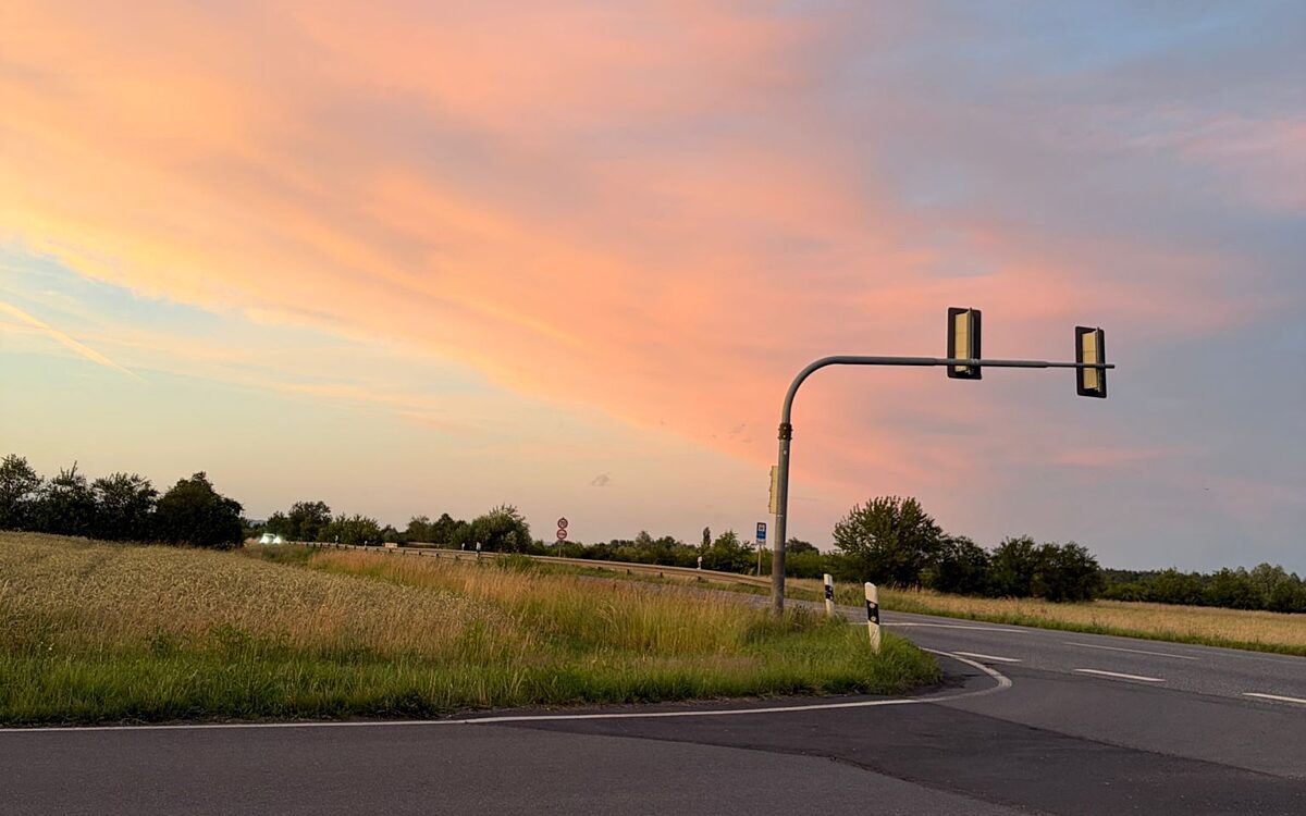 Sonnenuntergang Sickenhofen Anna Cathrin Mark