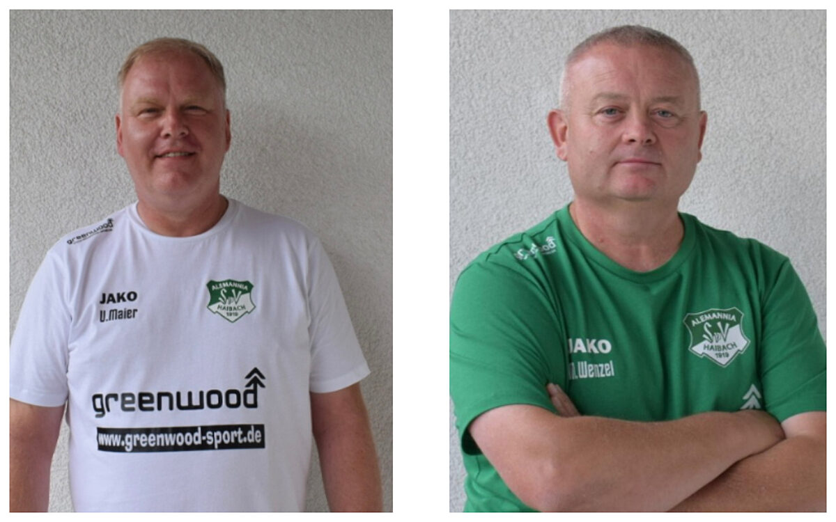 Sportvorstand Udo Maier und sportlicher Leiter Marco Wenzel Sportvorstand Udo Maier und sportlicher Leiter Marco Wenzel