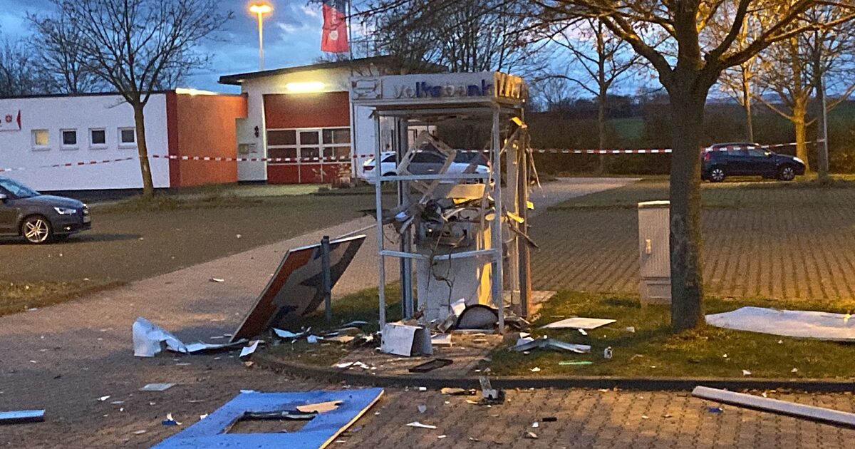 Geldautomatensprengungen nehmen in der Region zu