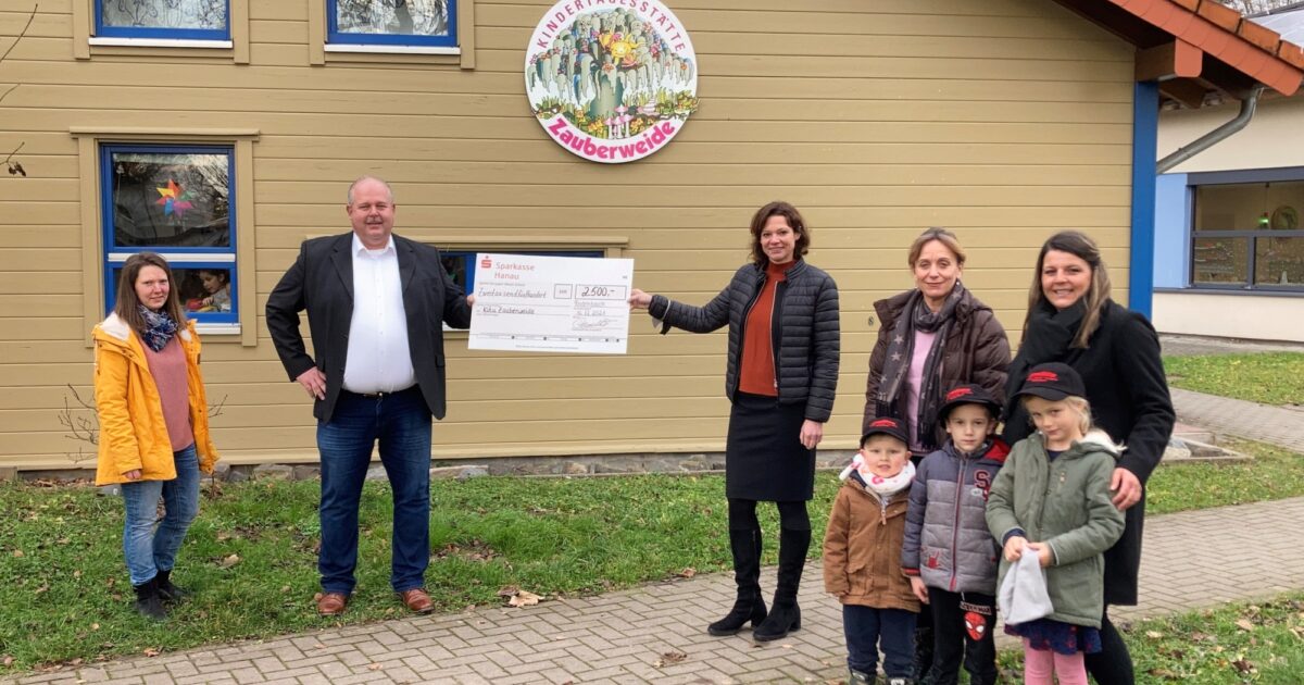 Kita in Bruchköbel freut sich über Wasserspiel