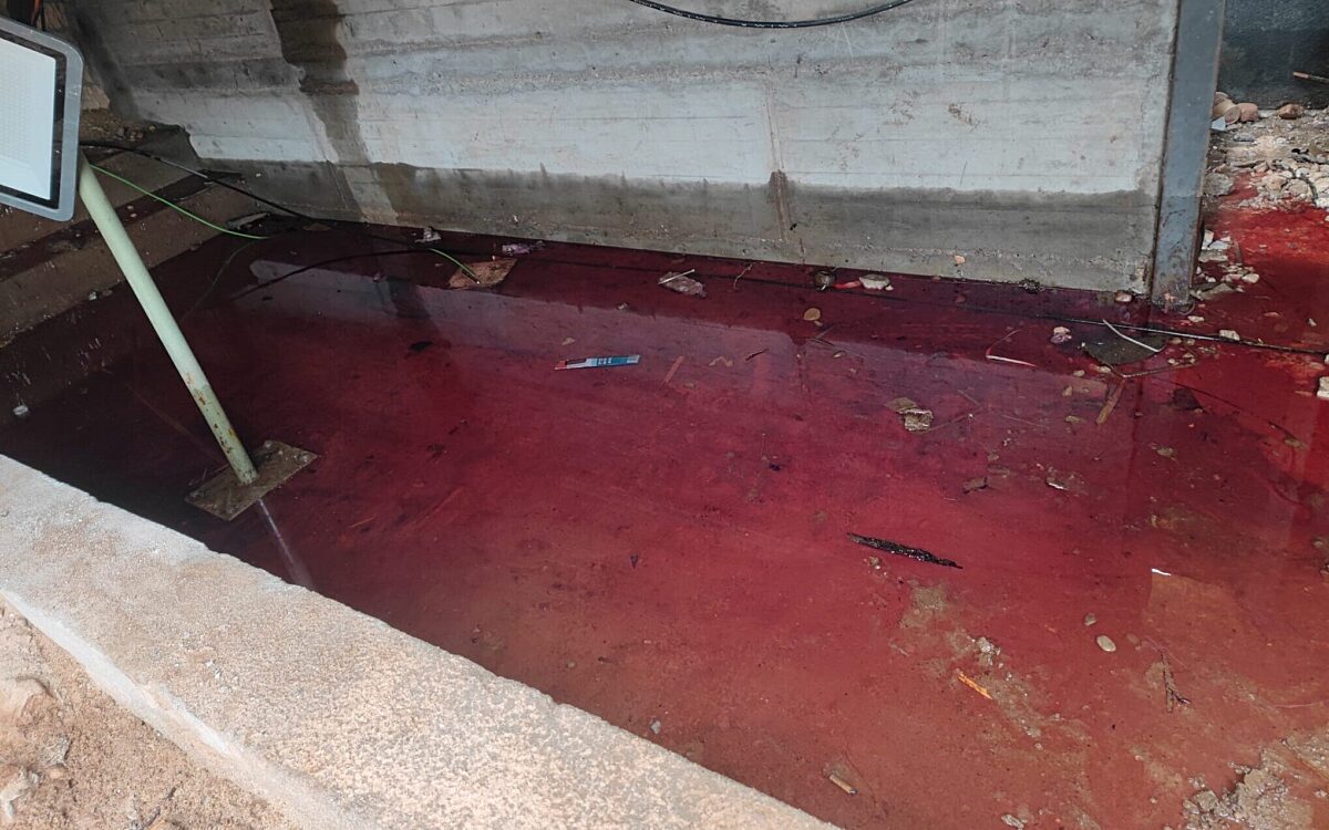 031123 Karlstein Oel Leck Foto FF Karlstein 031123 Karlstein Oel Leck Foto FF Karlstein