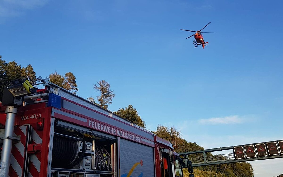 050722 FFW Waldaschaff Unfall A3 050722 FFW Waldaschaff Unfall A3