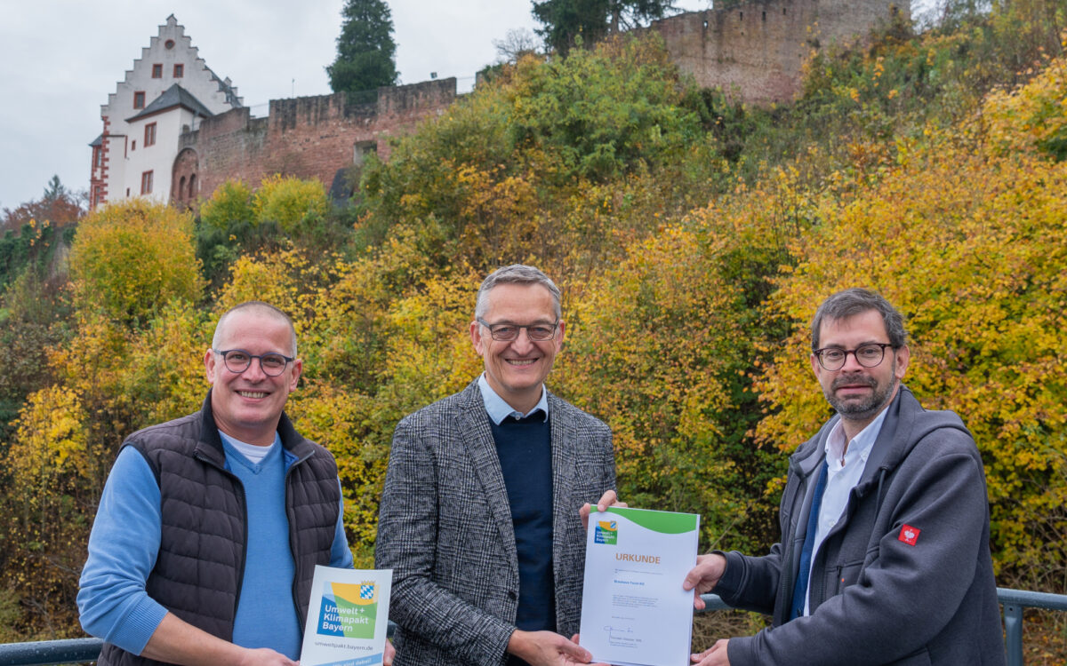 061221 Miltenberg Brauhaus Faust Umweltpakt Urkunde 061221 Miltenberg Brauhaus Faust Umweltpakt Urkunde