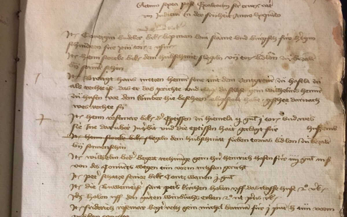 070322 Gelnhausen verschollenes Gerichtsbuch D Kae 070322 Gelnhausen verschollenes Gerichtsbuch D Kae