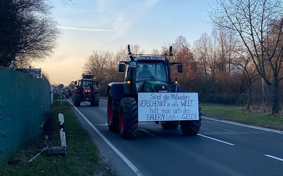 080124 Grossostheim Bauern Protest 080124 Grossostheim Bauern Protest