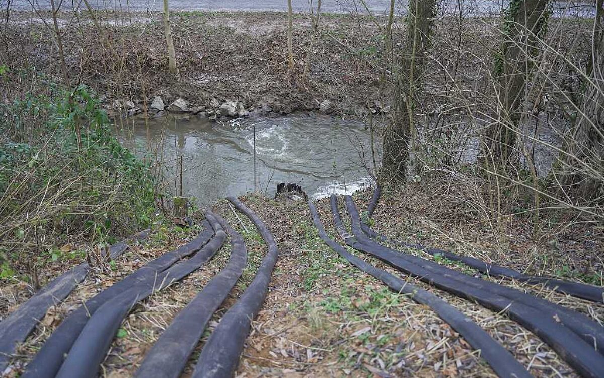 140124 Kahl THW Einsatz Hornsee Abpumpen Foto THW 17 140124 Kahl THW Einsatz Hornsee Abpumpen Foto THW 17