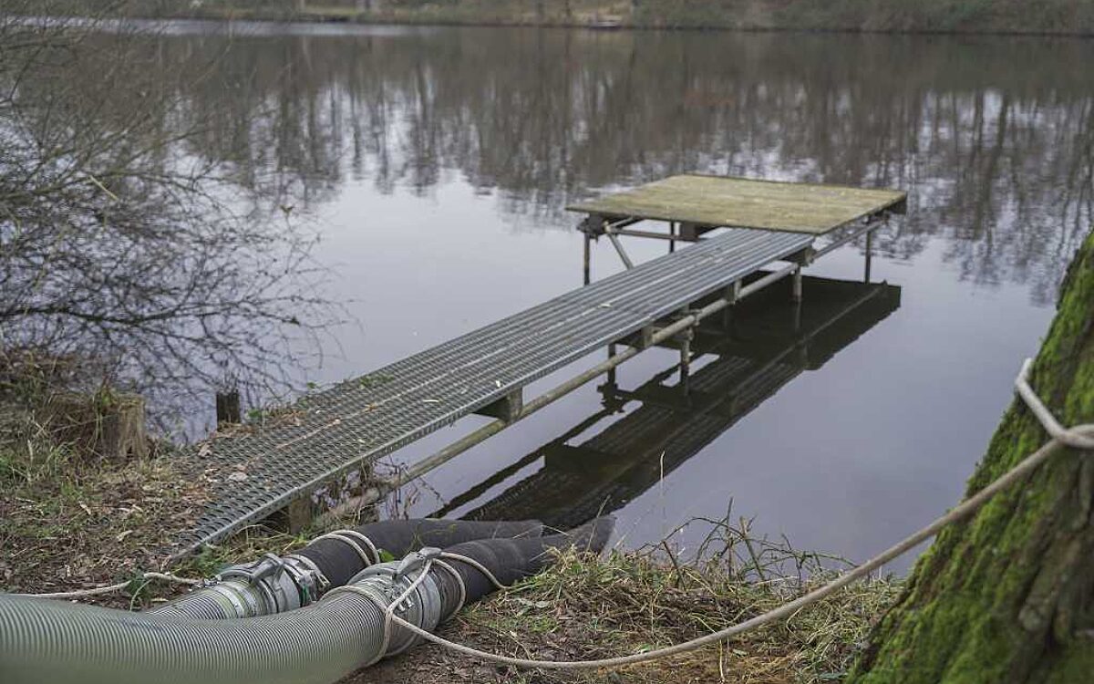 140124 Kahl THW Einsatz Hornsee Abpumpen Foto THW 19 140124 Kahl THW Einsatz Hornsee Abpumpen Foto THW 19
