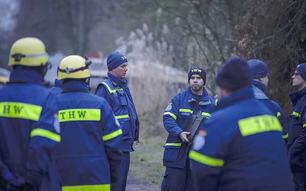 140124 Kahl THW Einsatz Hornsee Abpumpen Foto THW 2 140124 Kahl THW Einsatz Hornsee Abpumpen Foto THW 2