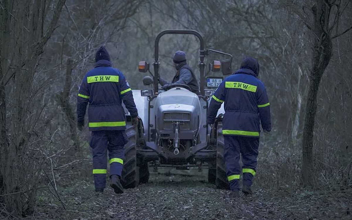 140124 Kahl THW Einsatz Hornsee Abpumpen Foto THW 4 140124 Kahl THW Einsatz Hornsee Abpumpen Foto THW 4
