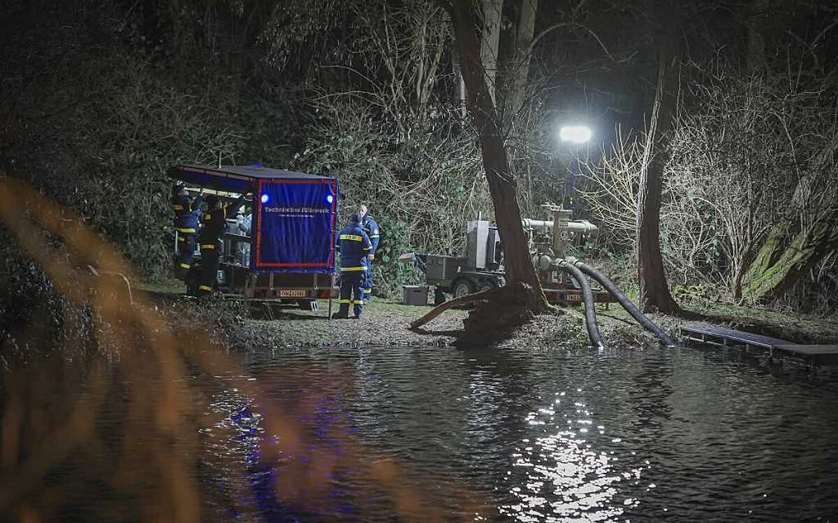 140124 Kahl THW Einsatz Hornsee Abpumpen Foto THW 7 140124 Kahl THW Einsatz Hornsee Abpumpen Foto THW 7