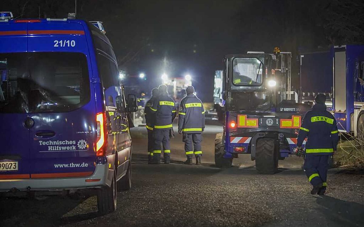 140124 Kahl THW Einsatz Hornsee Abpumpen Foto THW 8 140124 Kahl THW Einsatz Hornsee Abpumpen Foto THW 8