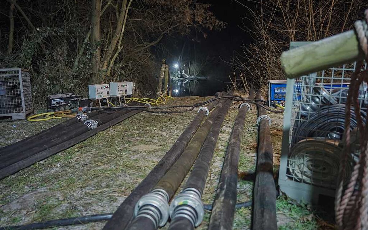 140124 Kahl THW Einsatz Hornsee Abpumpen Foto THW 9 140124 Kahl THW Einsatz Hornsee Abpumpen Foto THW 9