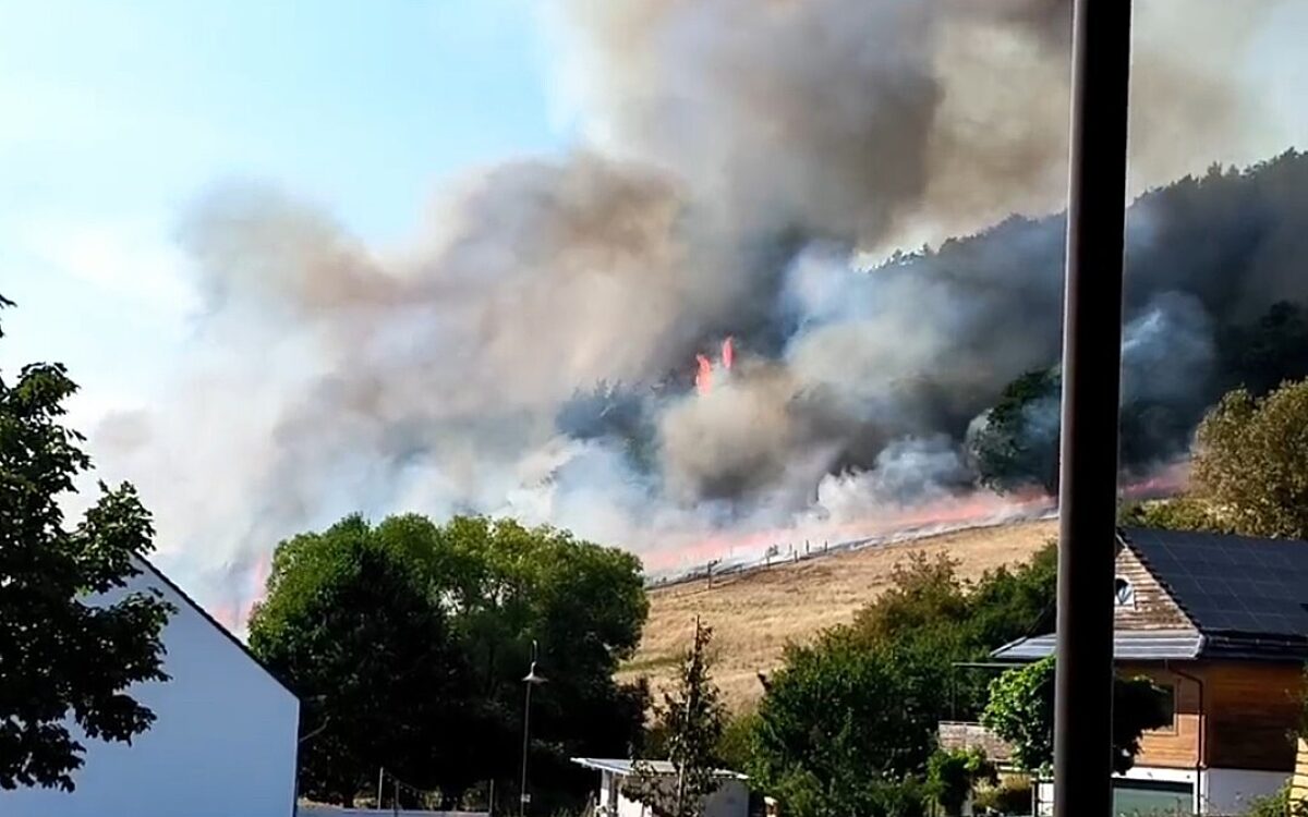 160826 Waldaschaff Waldbrand