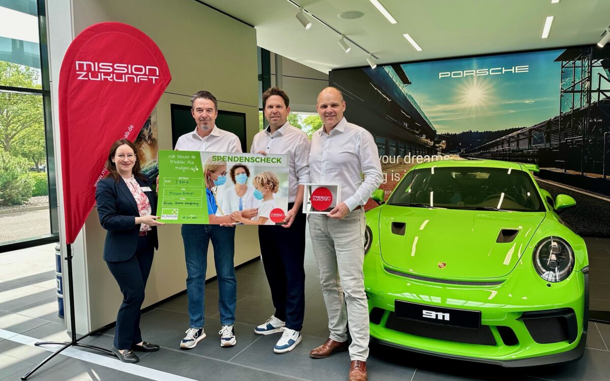 180624 AB Porsche Zentrum Spende Klinikum 180624 AB Porsche Zentrum Spende Klinikum