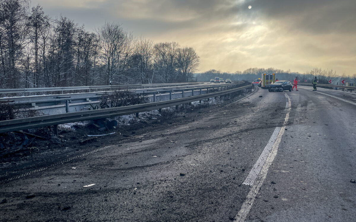 200124 Langenselbold A66 Verkehrsunfall Foto Freiwillige Feuerwehr Langenselbold 3 200124 Langenselbold A66 Verkehrsunfall Foto Freiwillige Feuerwehr Langenselbold 3