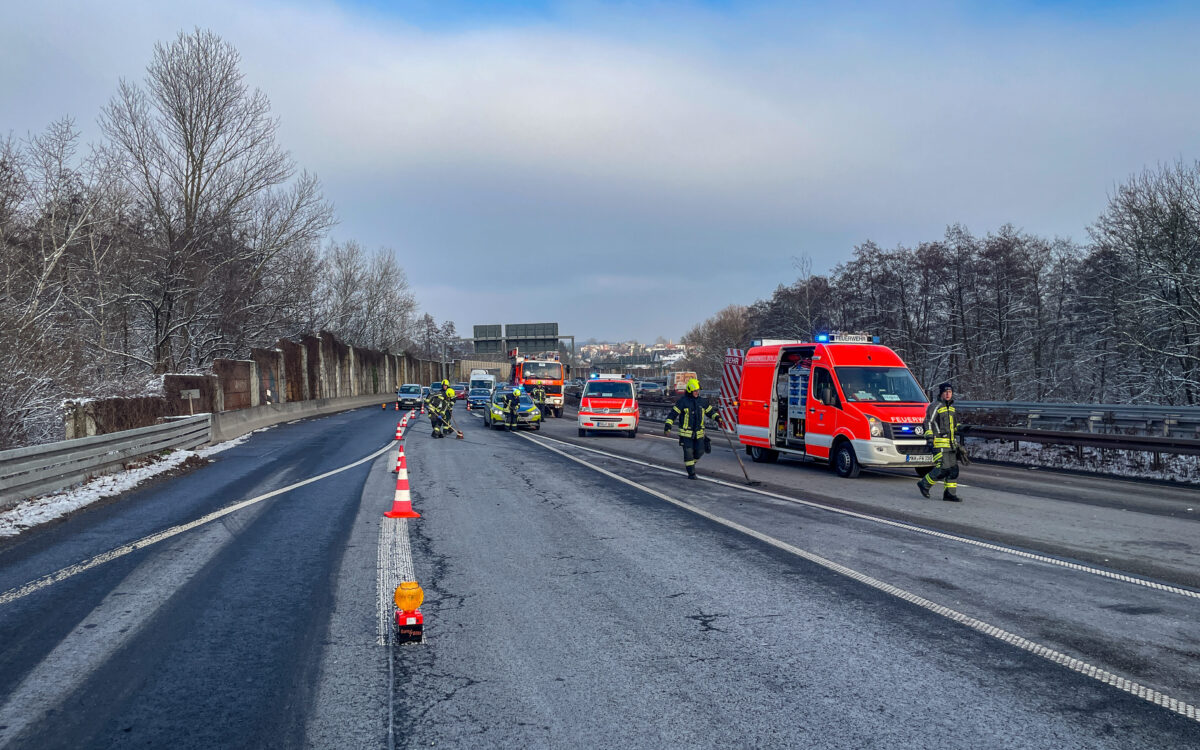 200124 Langenselbold A66 Verkehrsunfall Quelle Freiwillige Feuerwehr Langenselbold 200124 Langenselbold A66 Verkehrsunfall Quelle Freiwillige Feuerwehr Langenselbold