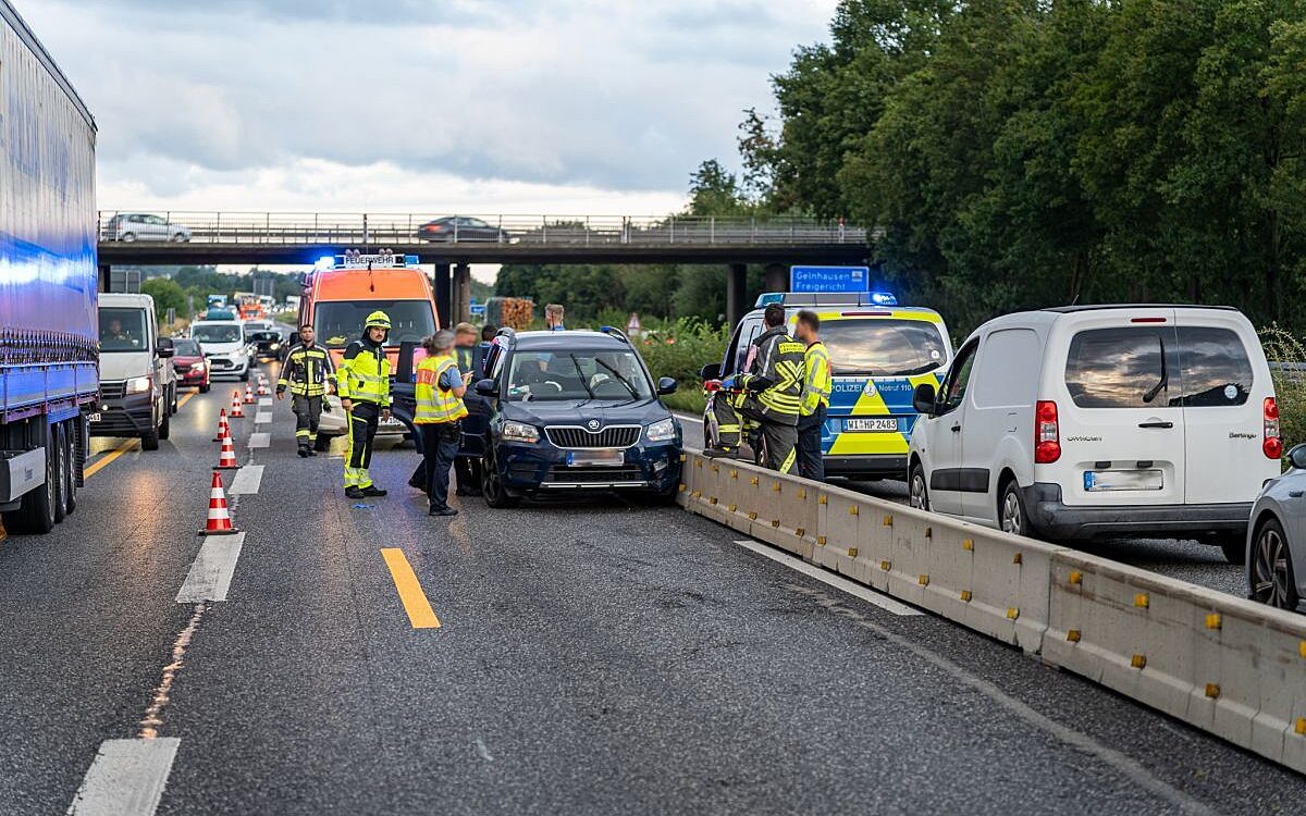 210824 Gruendau A66 Unfall 2 210824 Gruendau A66 Unfall 2