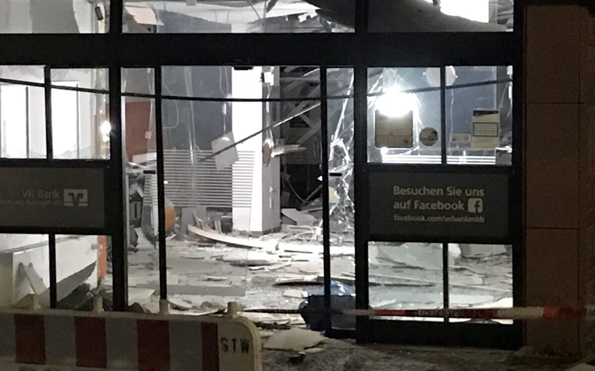 250124 Waechtersbach Geldautomat gesprengt 1 250124 Waechtersbach Geldautomat gesprengt 1