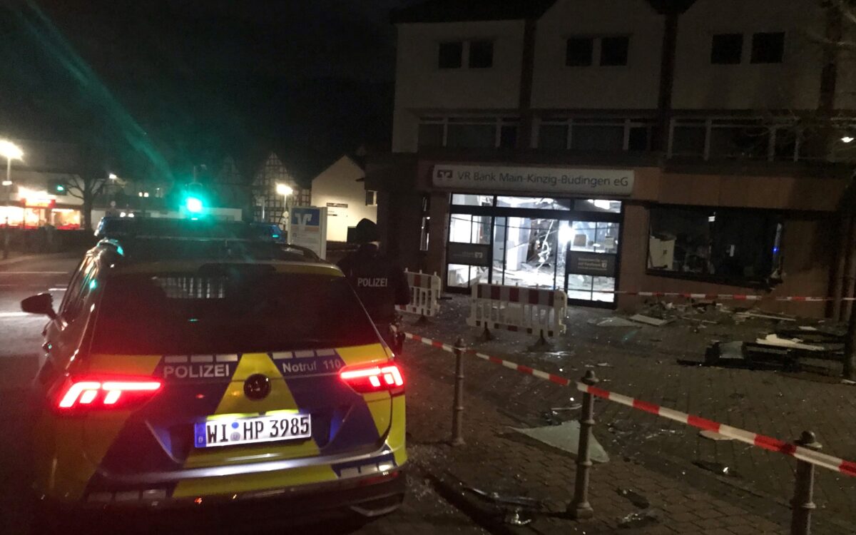 250124 Waechtersbach Geldautomat gesprengt 2 250124 Waechtersbach Geldautomat gesprengt 2
