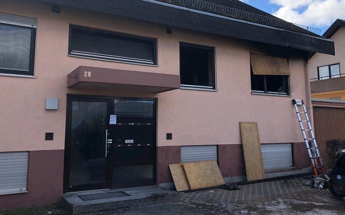 270223 Haibach Wohnungsbrand 270223 Haibach Wohnungsbrand