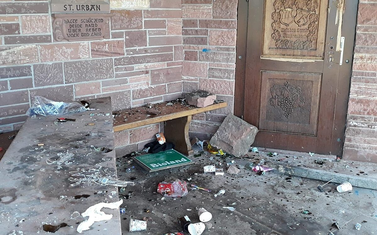 270622 Grossheubach Vandalismus 270622 Grossheubach Vandalismus