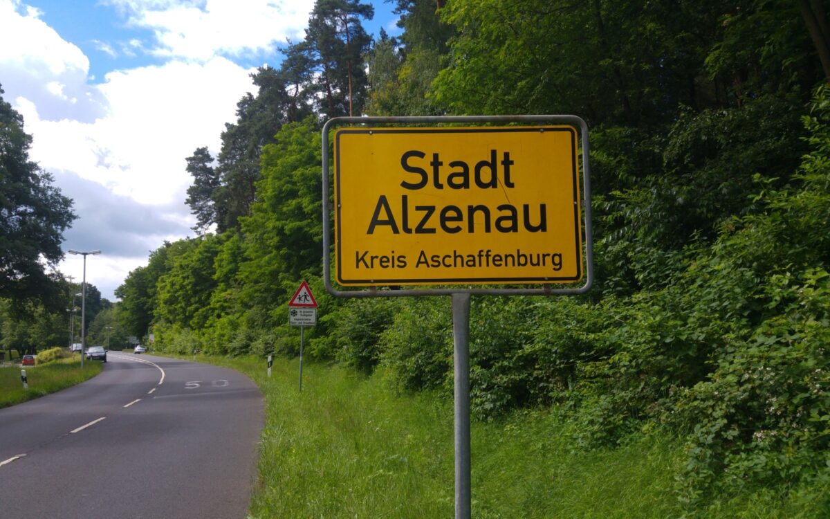 291021 Alzenau Ortsschild