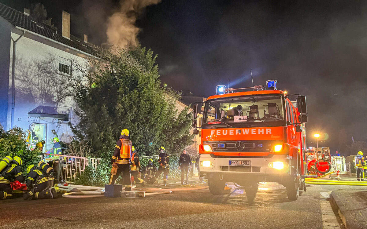 291223 Langenselbold Brand Frau verletzt Feuerwehr 3 291223 Langenselbold Brand Frau verletzt Feuerwehr 3