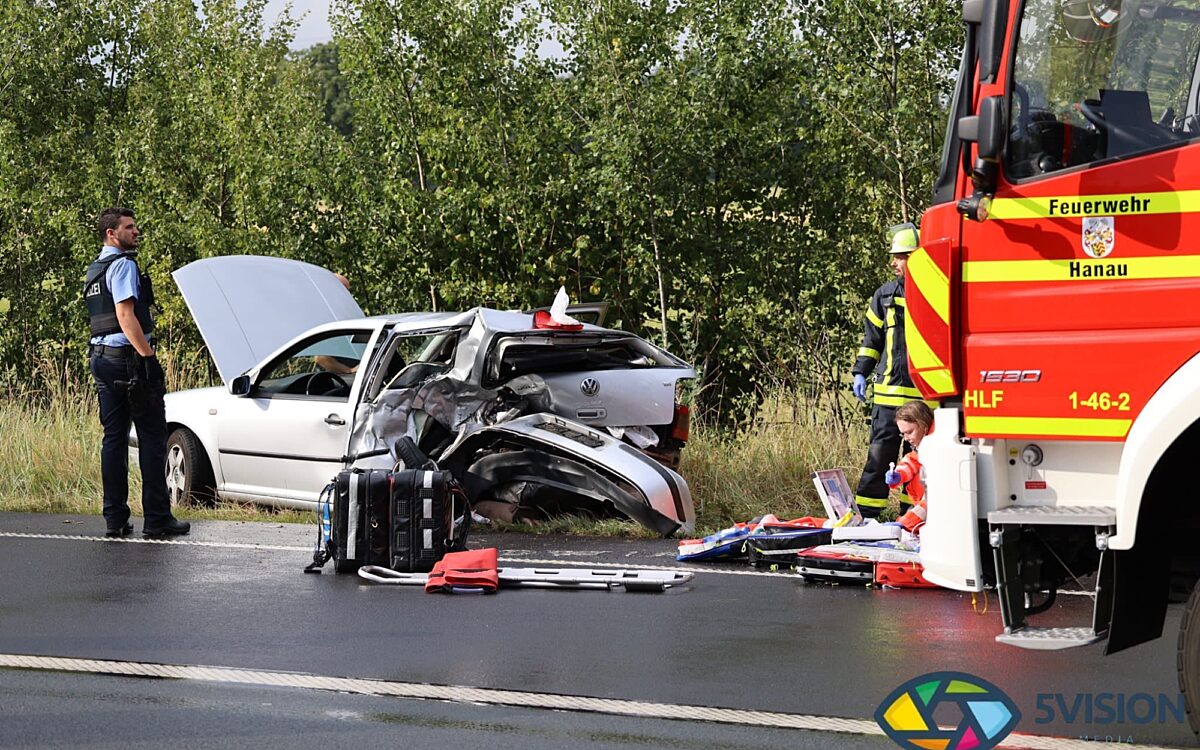 300722 Unfall A66 Hanau 300722 Unfall A66 Hanau