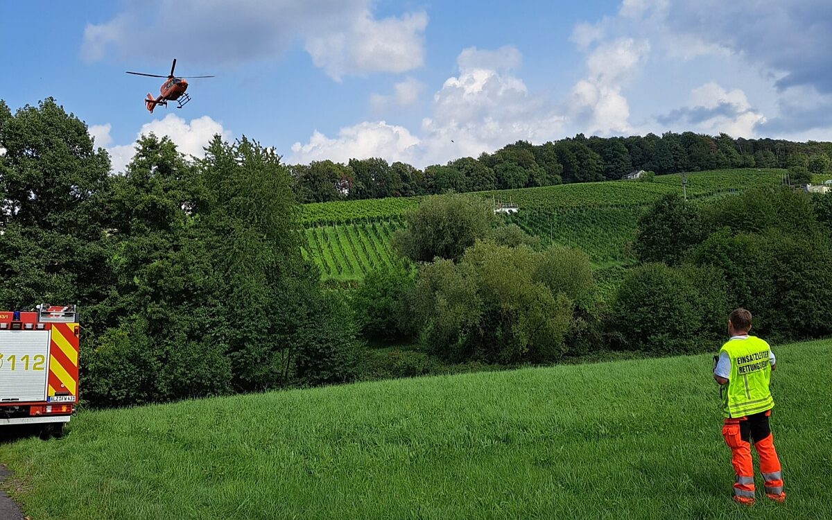 310823 ALZ Rettung aus unwegsamen Gelaende Alzenau Wasserlos 1 Foto Feuerwehr 310823 ALZ Rettung aus unwegsamen Gelaende Alzenau Wasserlos 1 Foto Feuerwehr
