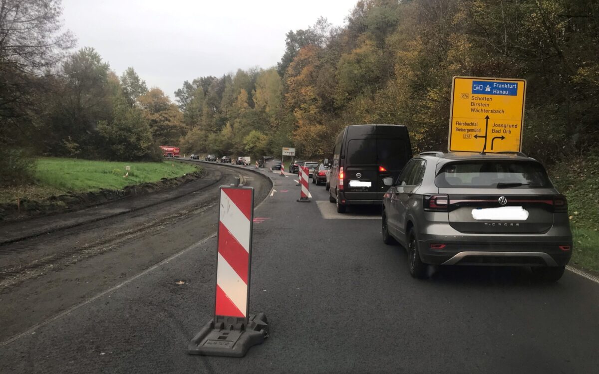 311022 Waechtersbach A66 Baustelle 311022 Waechtersbach A66 Baustelle