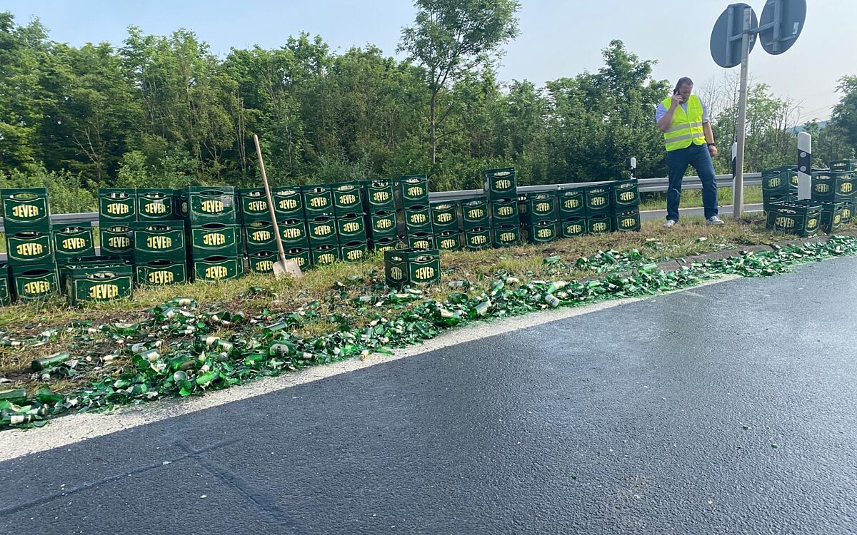 A45 Unfall Bier 1 A45 Unfall Bier 1