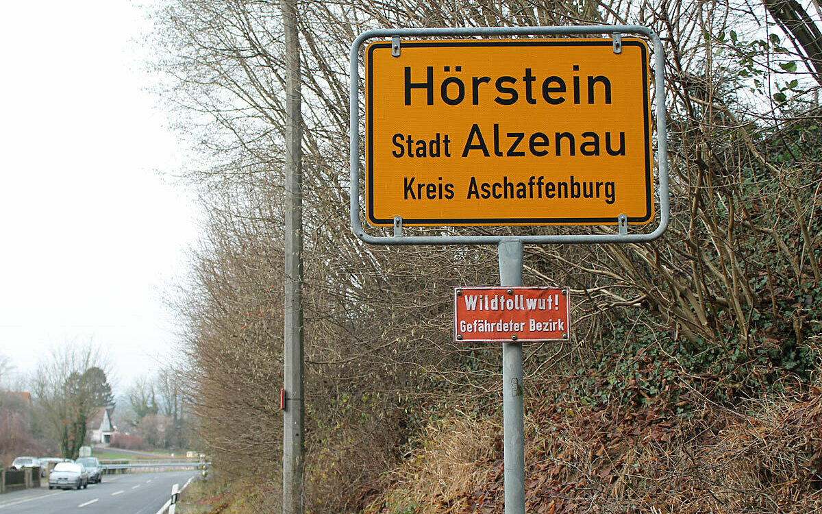 Alzenau Ortsschild Hoerstein Alzenau Ortsschild Hoerstein
