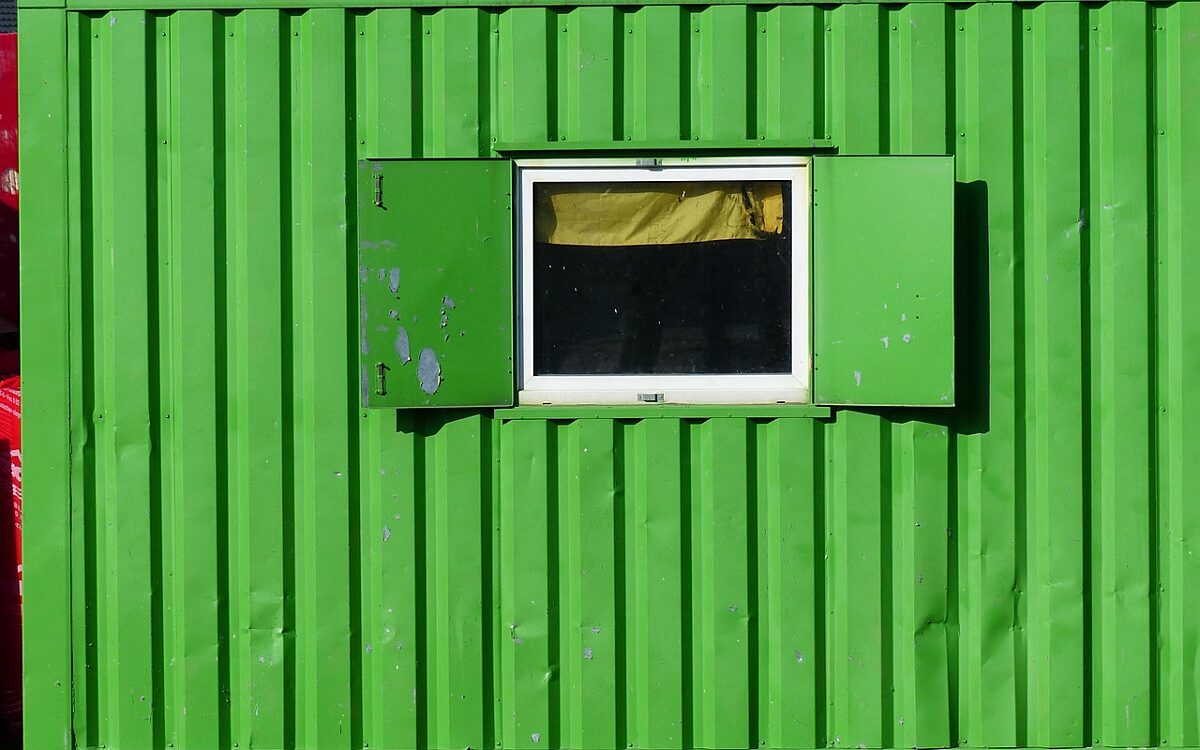 Baucontainer Symbolbild Baucontainer Symbolbild